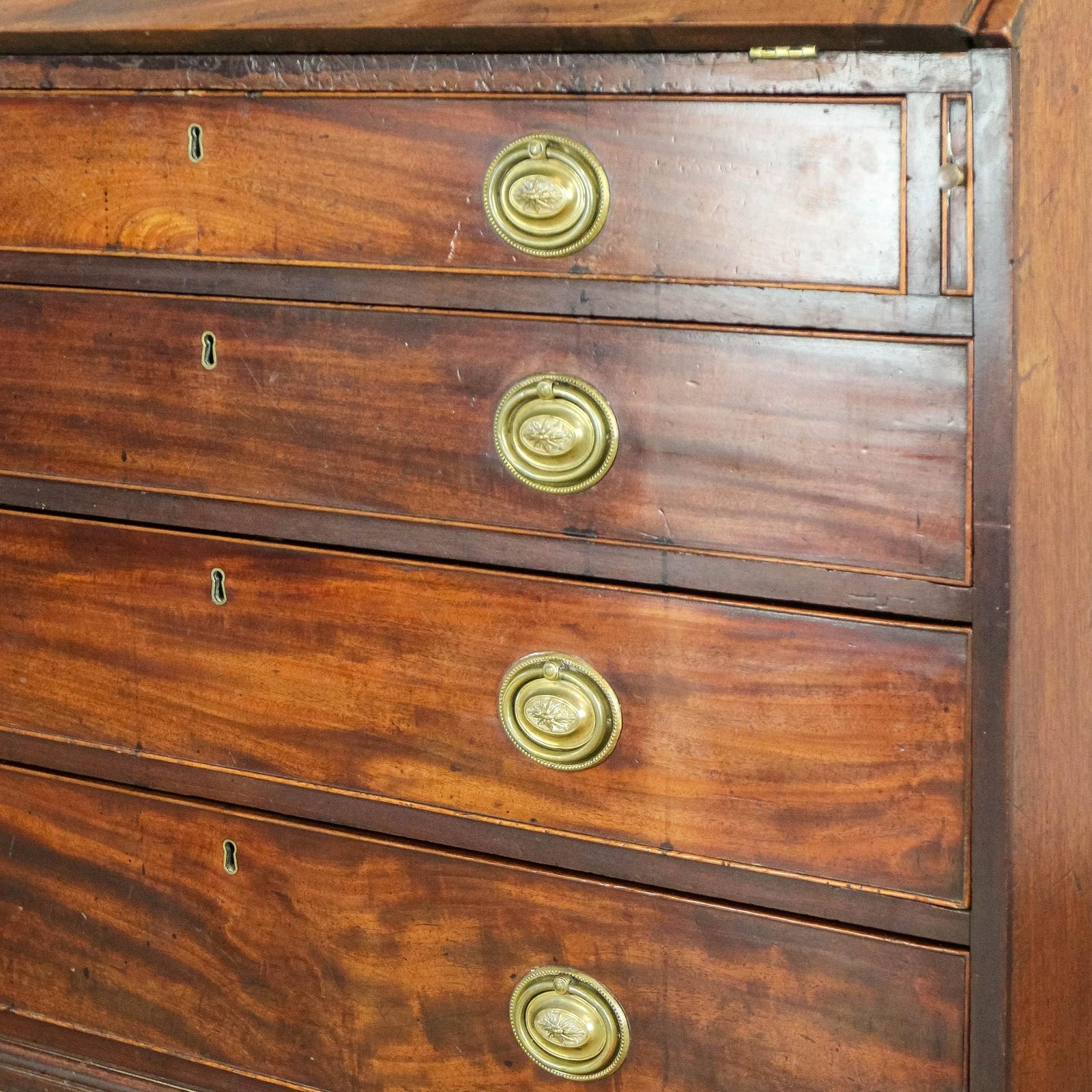 photo furniture Antique Mahogany Bureau | Antique Bureaux | Antique Furniture | Mahogany Furniture | Antique Desks