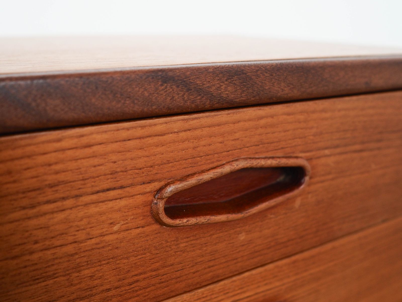 Teak Bedside Table, Danish Design, 1970s, Made In Denmark photo vintage