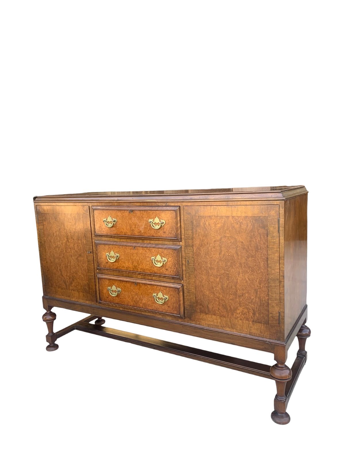 Vintage Walnut Art Deco Sideboard photo vintage