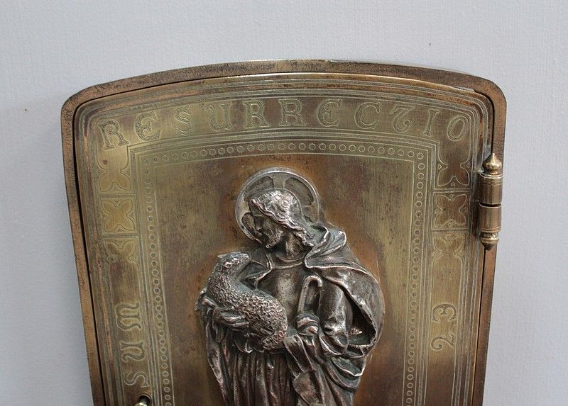 19th Century Bronze Tabernacle Door photo for sale