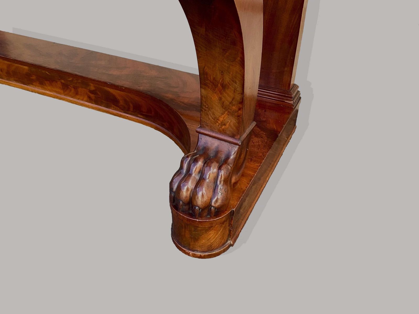 photo for sale Good Late Regency Mahogany Console Table / Serving Table
