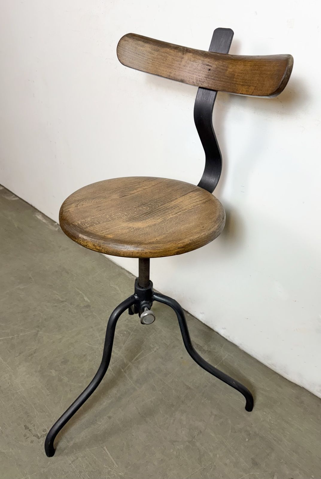 Industrial Factory Swivel Chair, 1950s photo 299.0