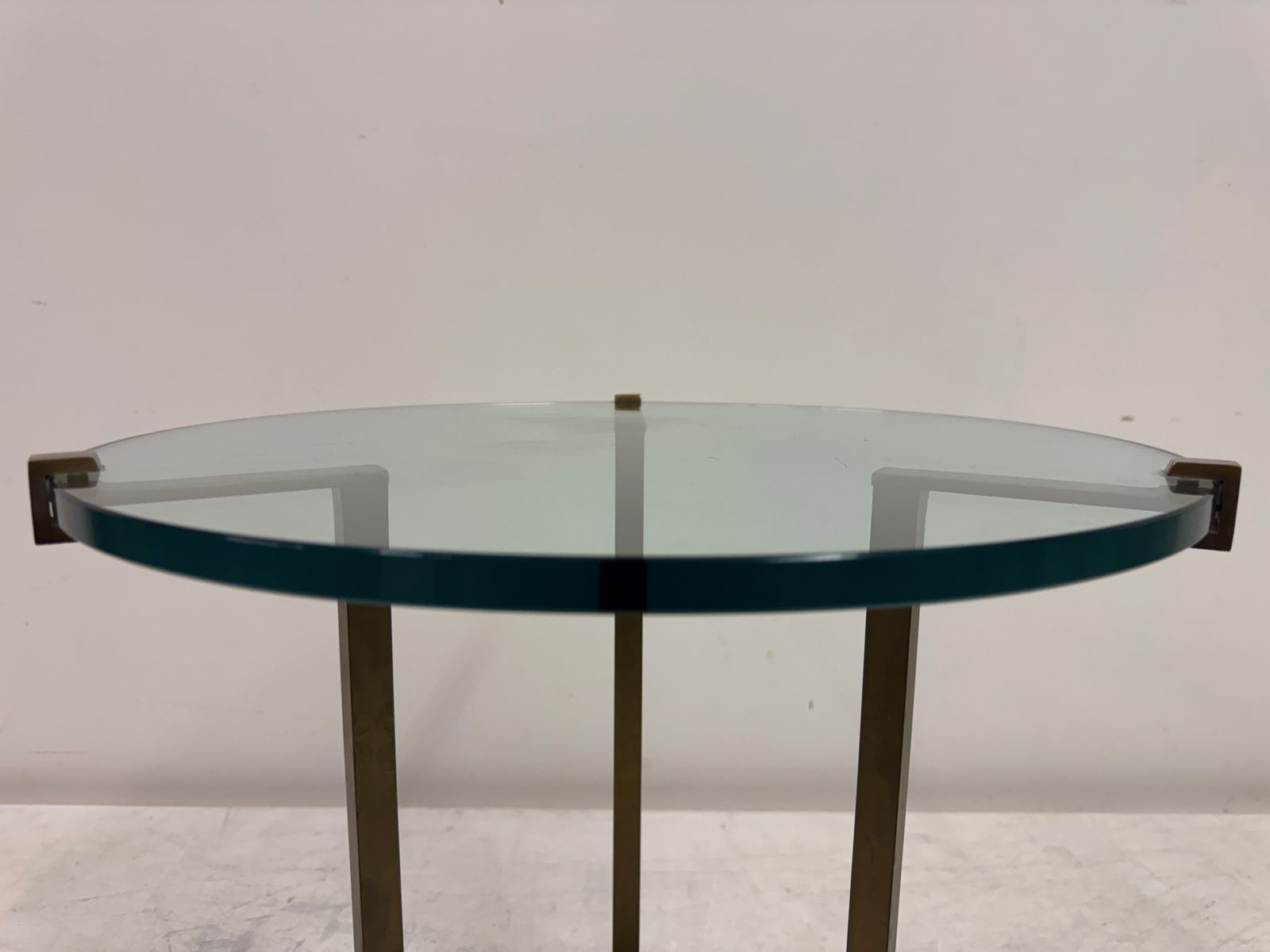 Bronze And Glass Side Table By Peter Ghyczy photo vinterior