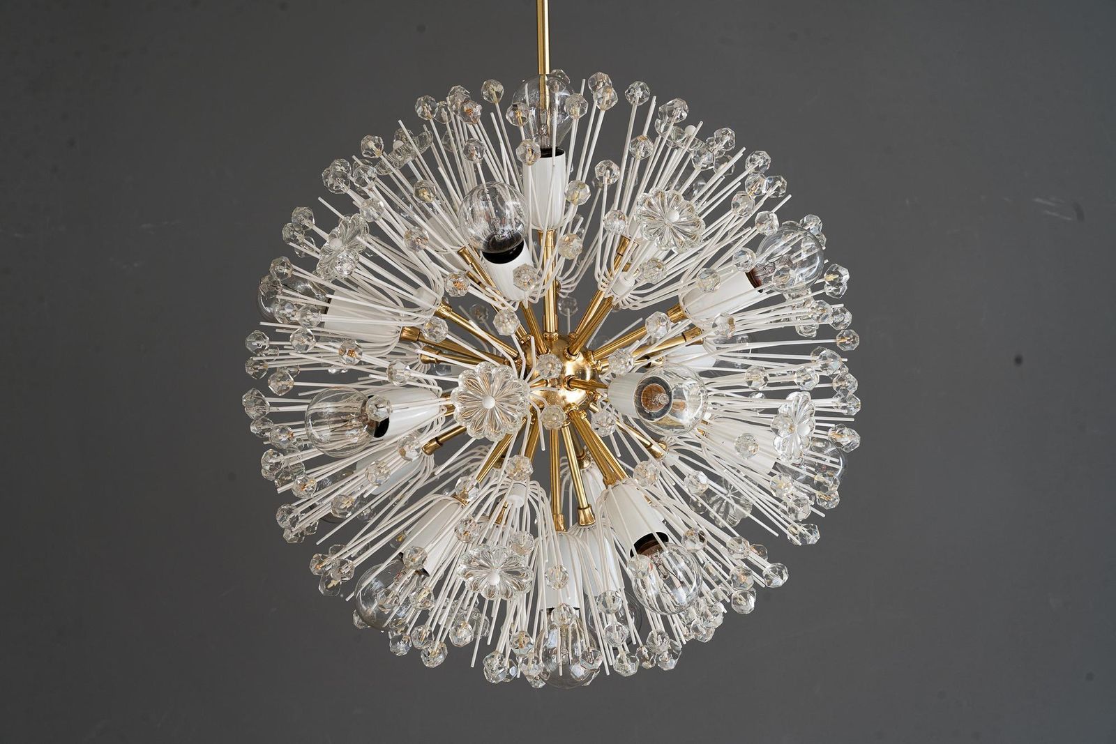 Mid Century Chandelier "Sputnik" By Emil Stejnar For Rupert Nikoll Around 1950s photo furniture