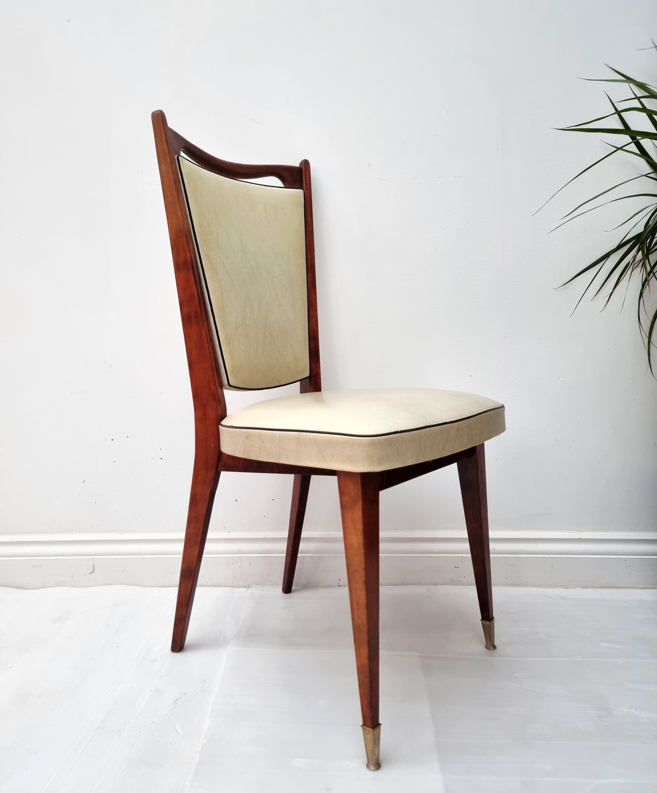 Dining Table And Chairs Set French Art Deco Extending Draw Leaf photo vintage