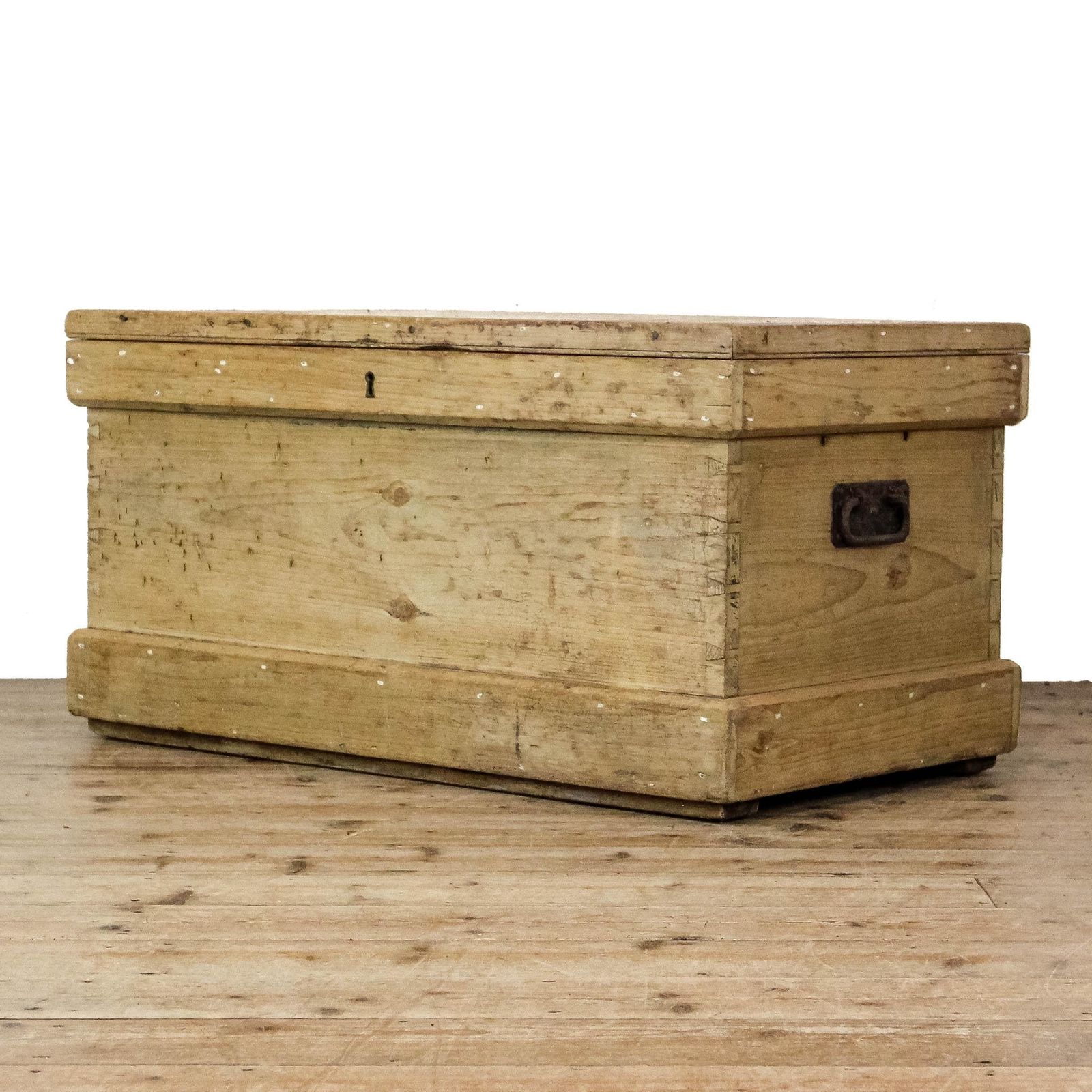 Antique Pine Tool Chest Or Blanket Box | Antique Furniture | Antique Trunk | Antique Storage | Pine Trunks | Blanket Box (M 6615) photo furniture