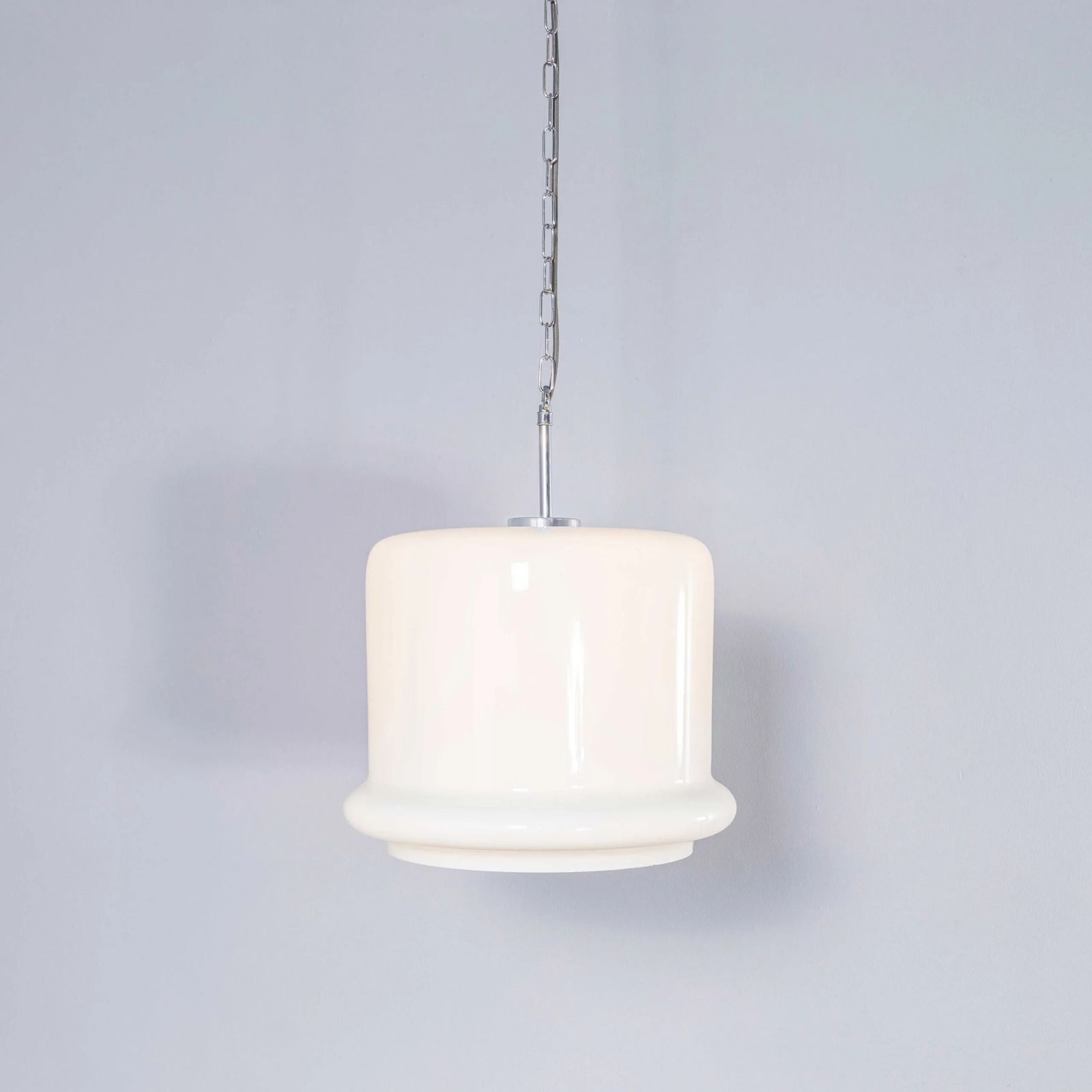 1950’s Very Large Top Hat Opaline Pendant Lamps photo furniture