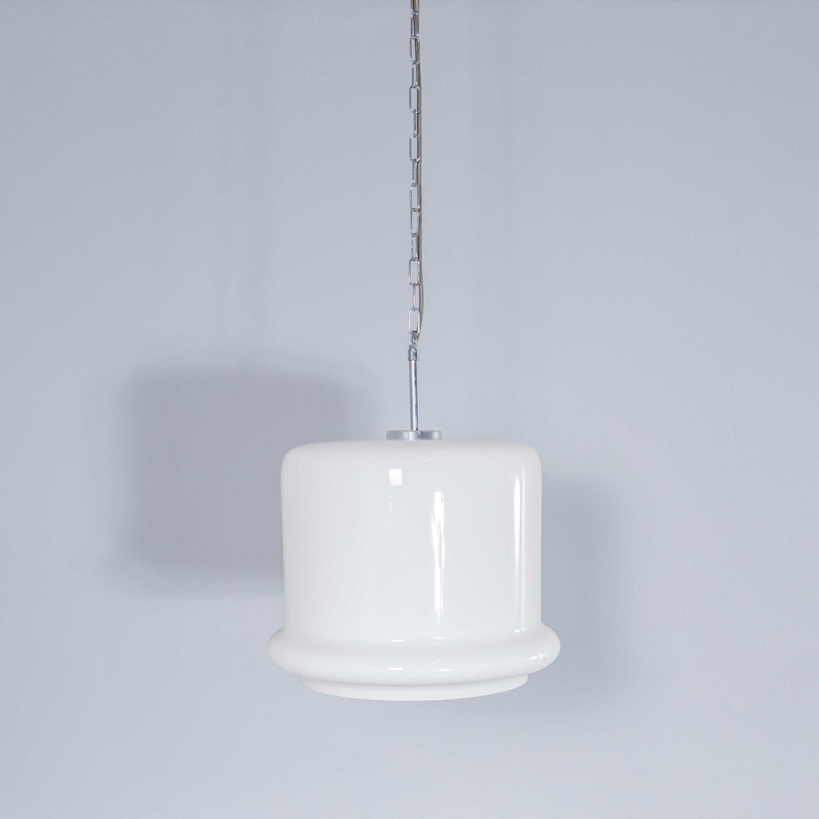 1950’s Very Large Top Hat Opaline Pendant Lamps photo buy