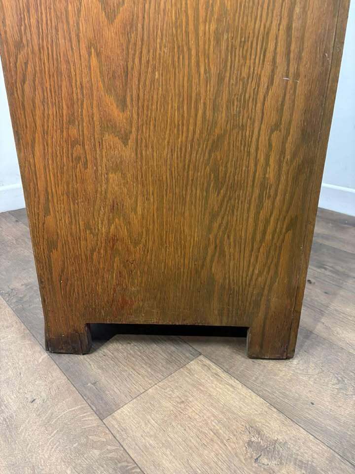 339.0 Vintage Oak Gentlemans Wardrobe photo