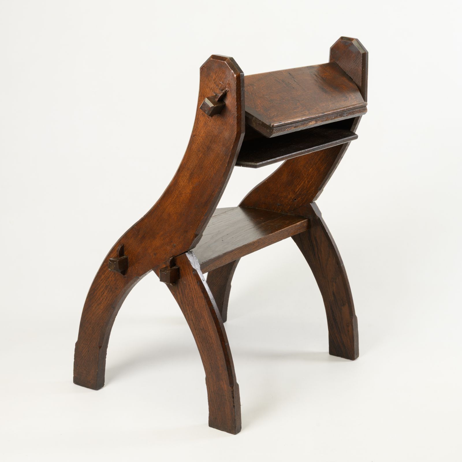 English Arts And Crafts Oak Ecclesiastical Prayer Chair, Late 19th / Early 20th Century photo furniture