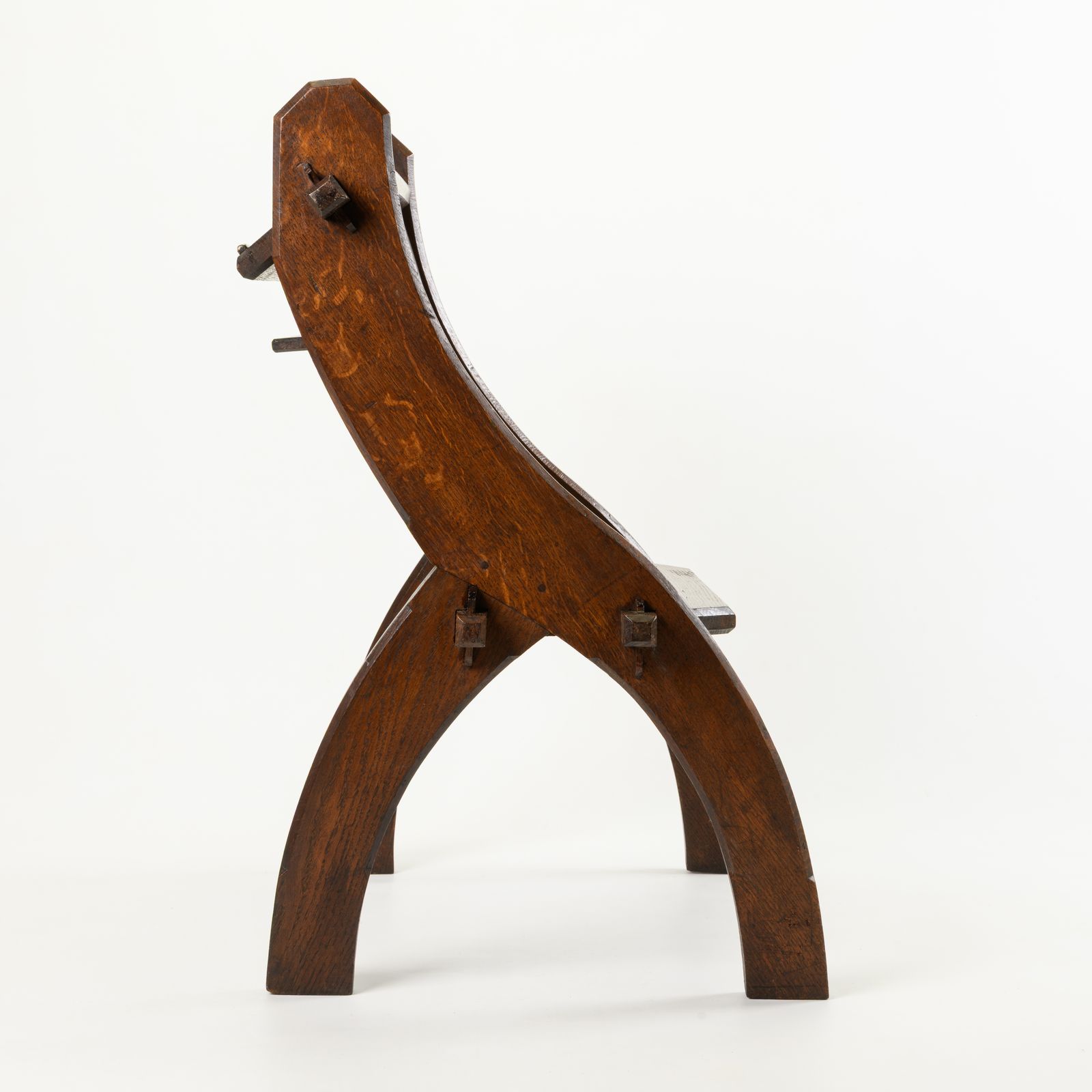 English Arts And Crafts Oak Ecclesiastical Prayer Chair, Late 19th / Early 20th Century photo Furniture