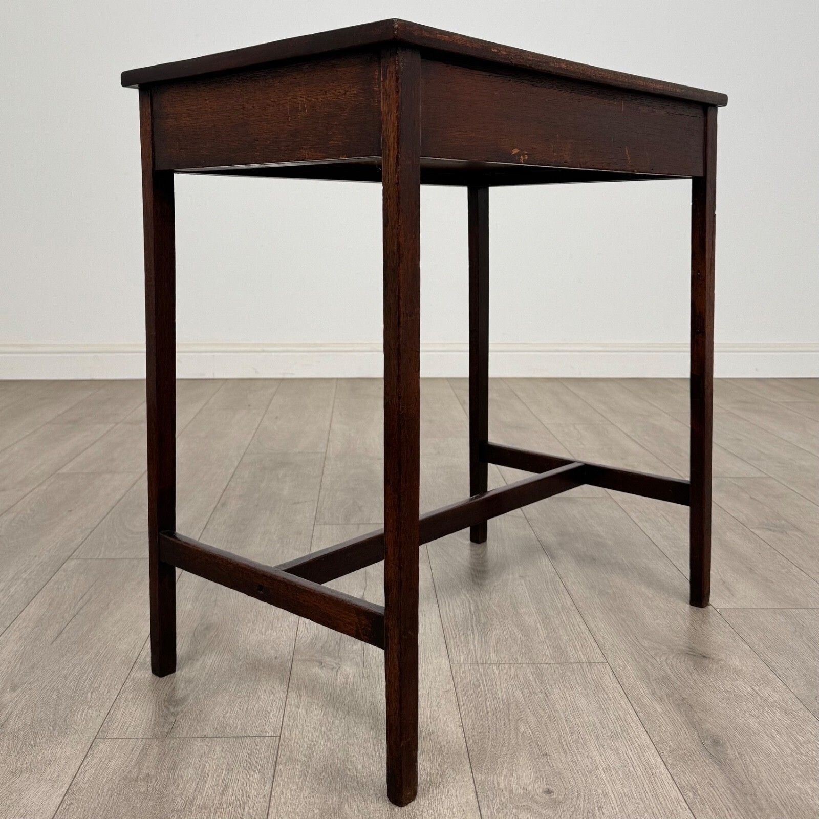 Antique 18th Century Small Georgian Side Table In Mahogany photo Furniture