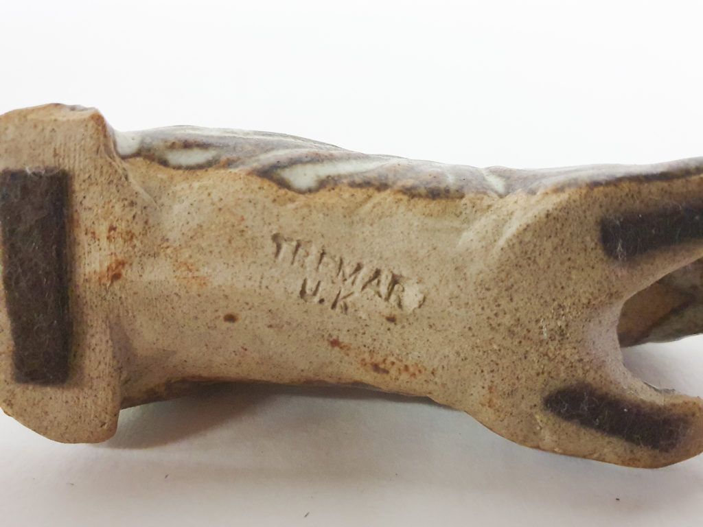 Small Ceramic Skunk Sculpture By Tremar Pottery, United Kingdom photo Home Decor
