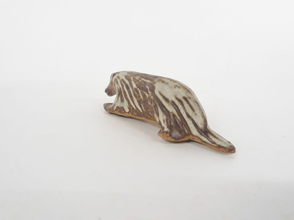 Small Ceramic Skunk Sculpture By Tremar Pottery, United Kingdom photo buy