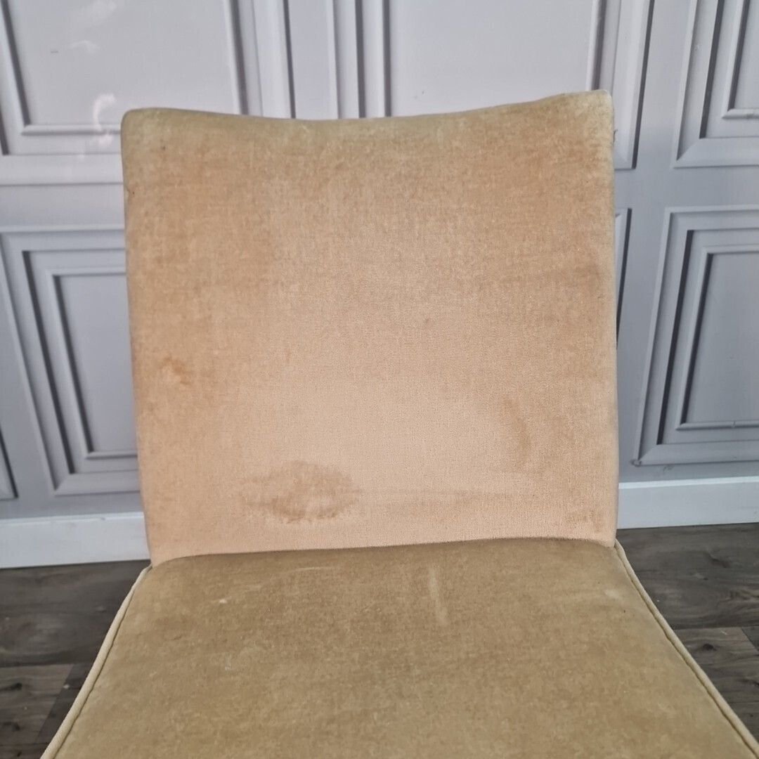 photo furniture Vintage Fabric Cocktail Chair Bedroom Dressing Table Nursing Seat Retro Upcycle