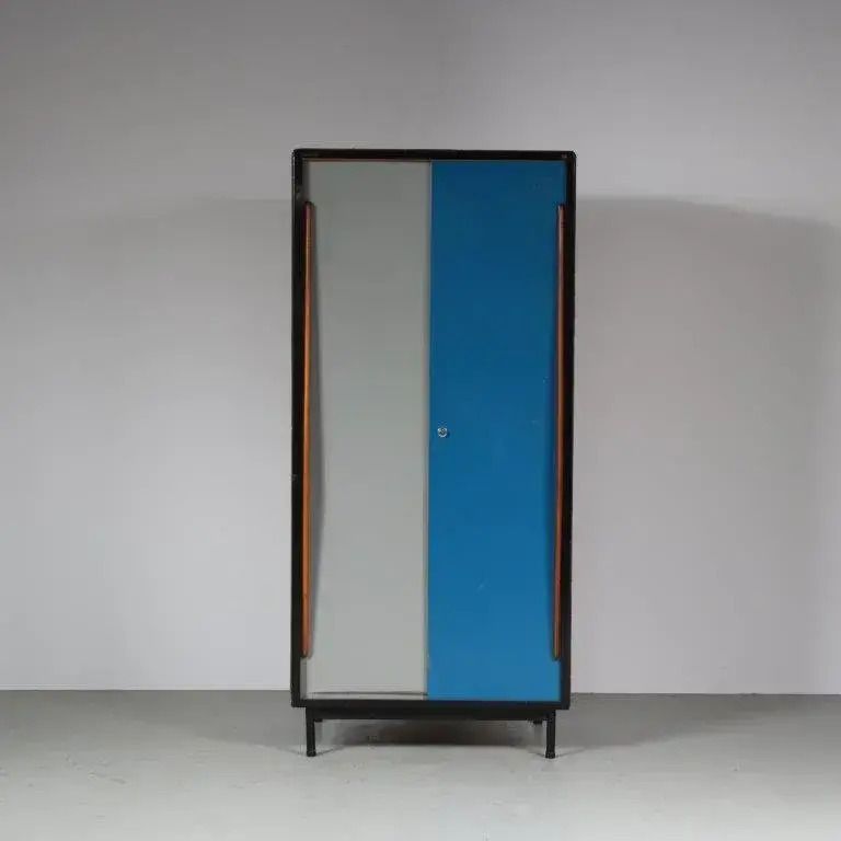 Willy Van Der Meeren Wardrobe For Tubax, Belgium 1950 photo furniture