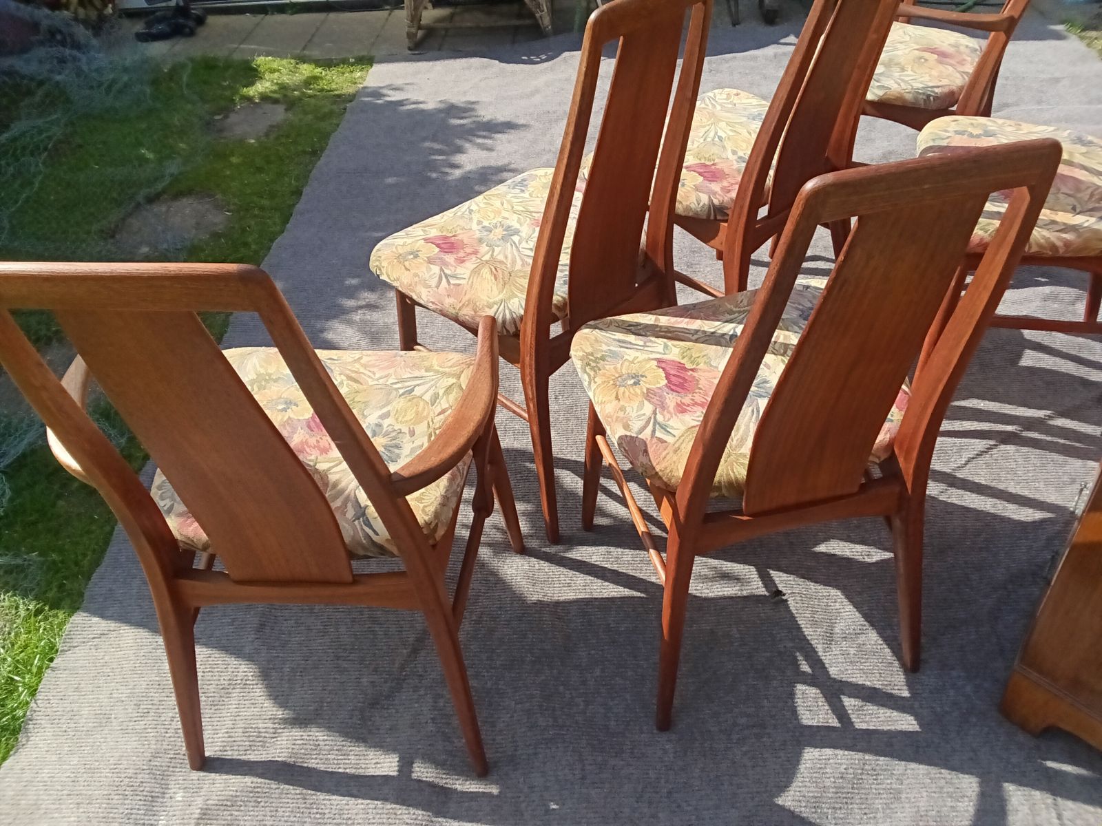 Reduced Another £200.... Set Of 6 Niels Koefoed Eva Dining Chairs For Hornslet. photo Furniture