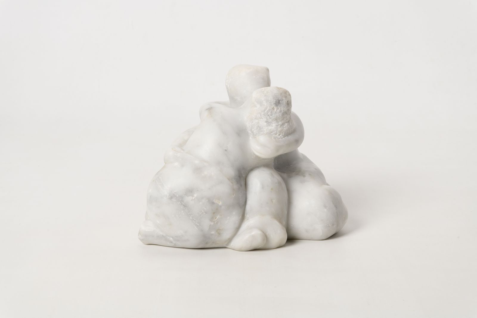 British School, The Embrace — Marble Sculpture, Late 20th Century photo buy