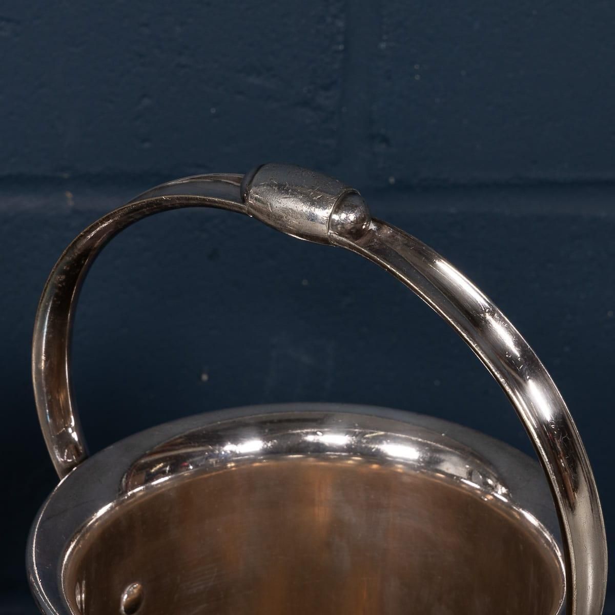 photo furniture Vintage Tall Silver Plated Wine Coolers, Mid 20th Century, England