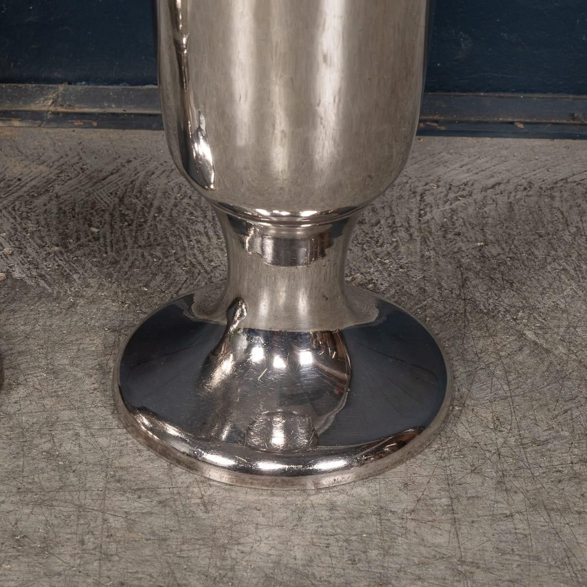 photo vinterior Vintage Tall Silver Plated Wine Coolers, Mid 20th Century, England