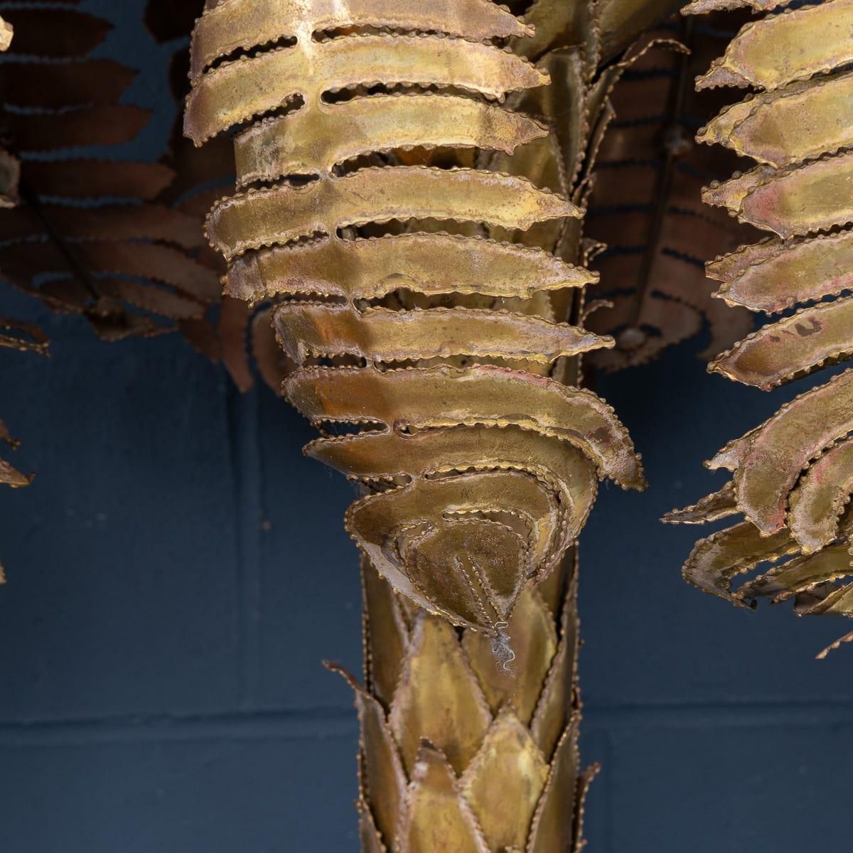 photo vinterior 20thc French Palm Tree Floor Lamp, Christian Techoueyres For Maison Jansen C1970