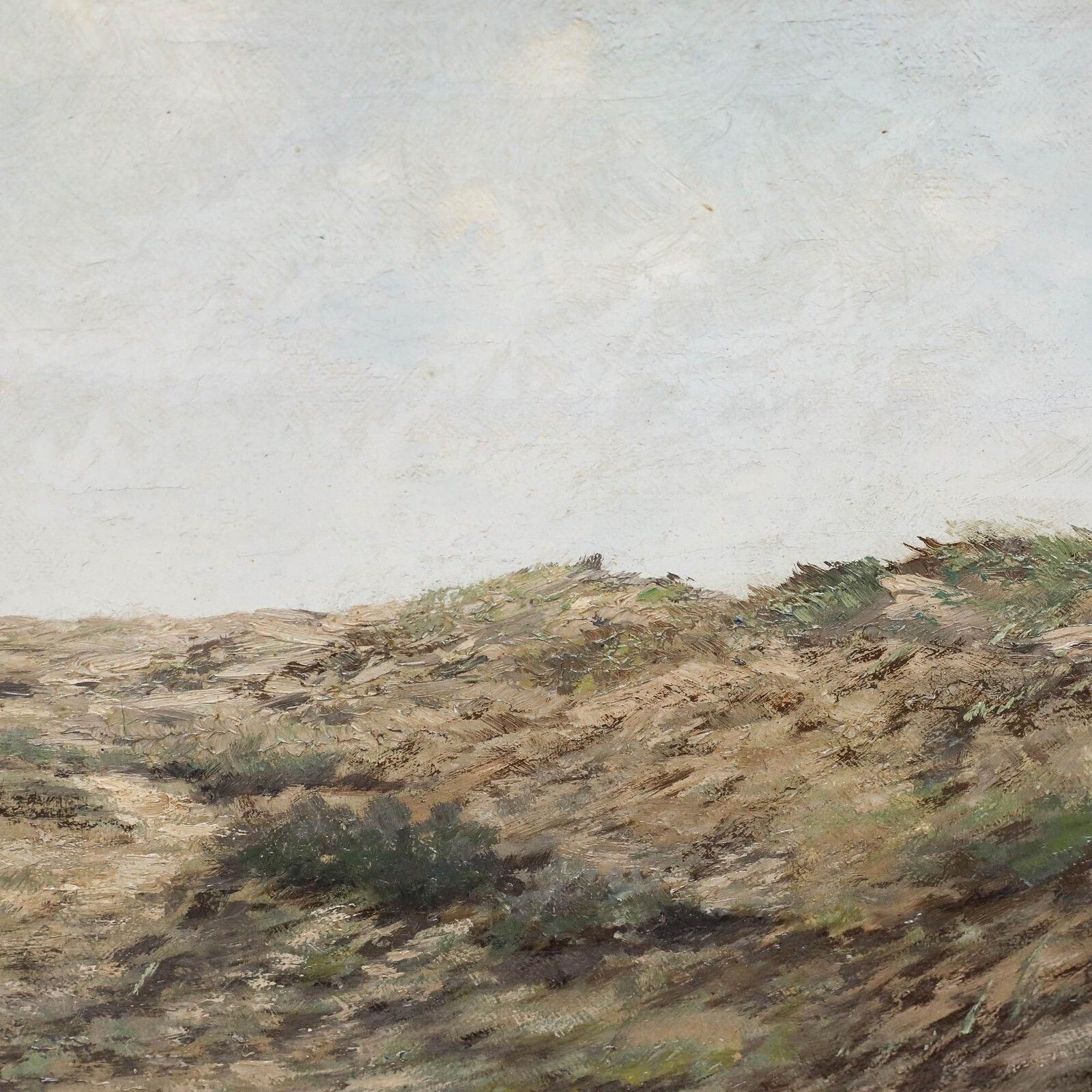 Jan Jans (1893 1963)   Framed Early 20th Century Oil, Windswept Dunes photo 495.0