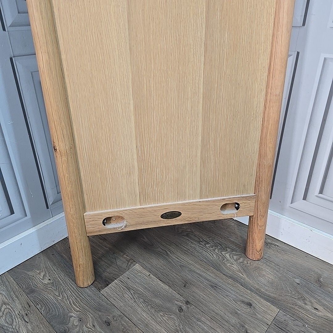 photo for sale Solid Oak Cheval Mirror    Frank Hudson "Wycombe" Full Length Dressing Bedroom
