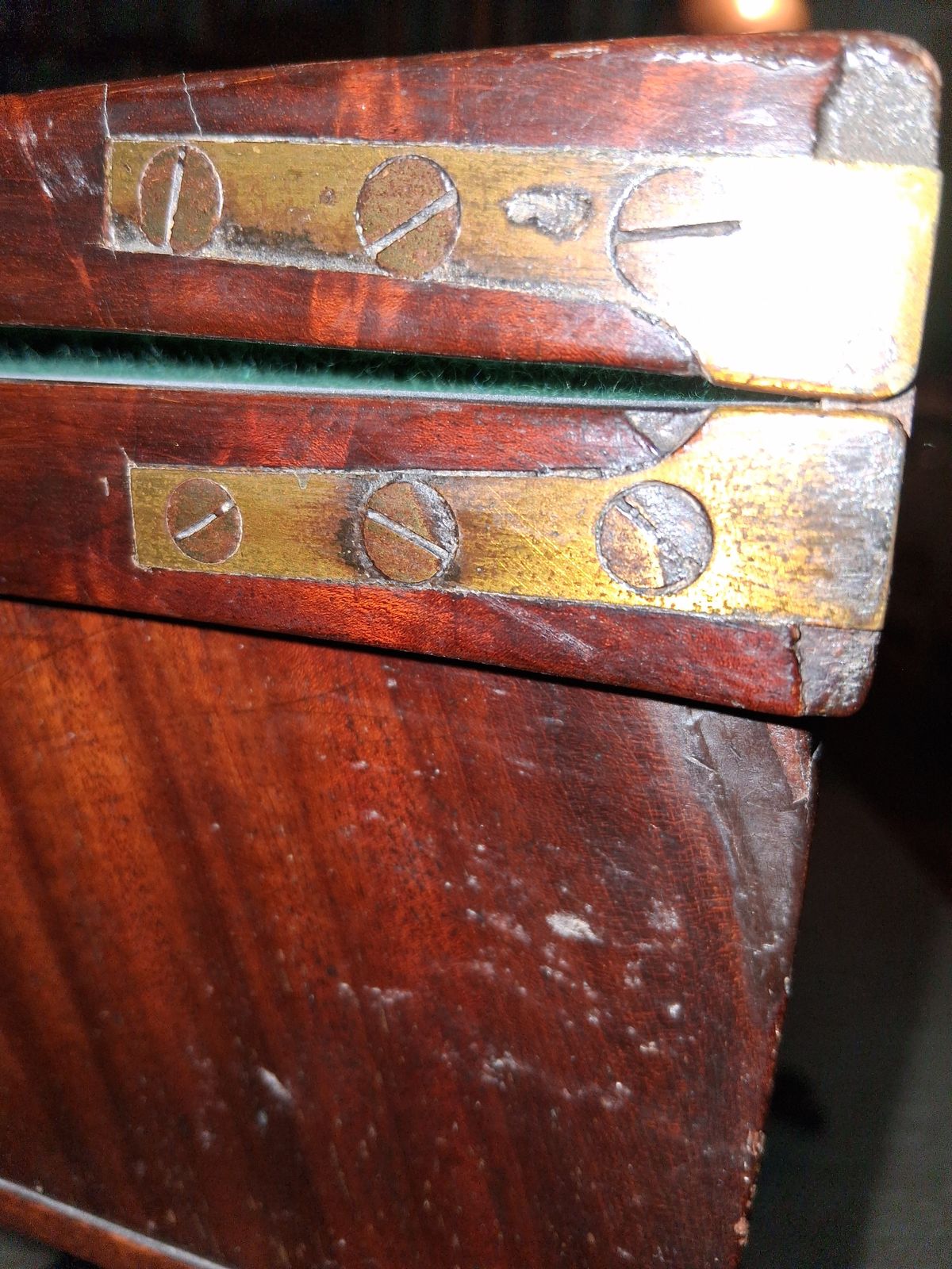 Antique  Mahogany Inlaid Card Table photo for sale