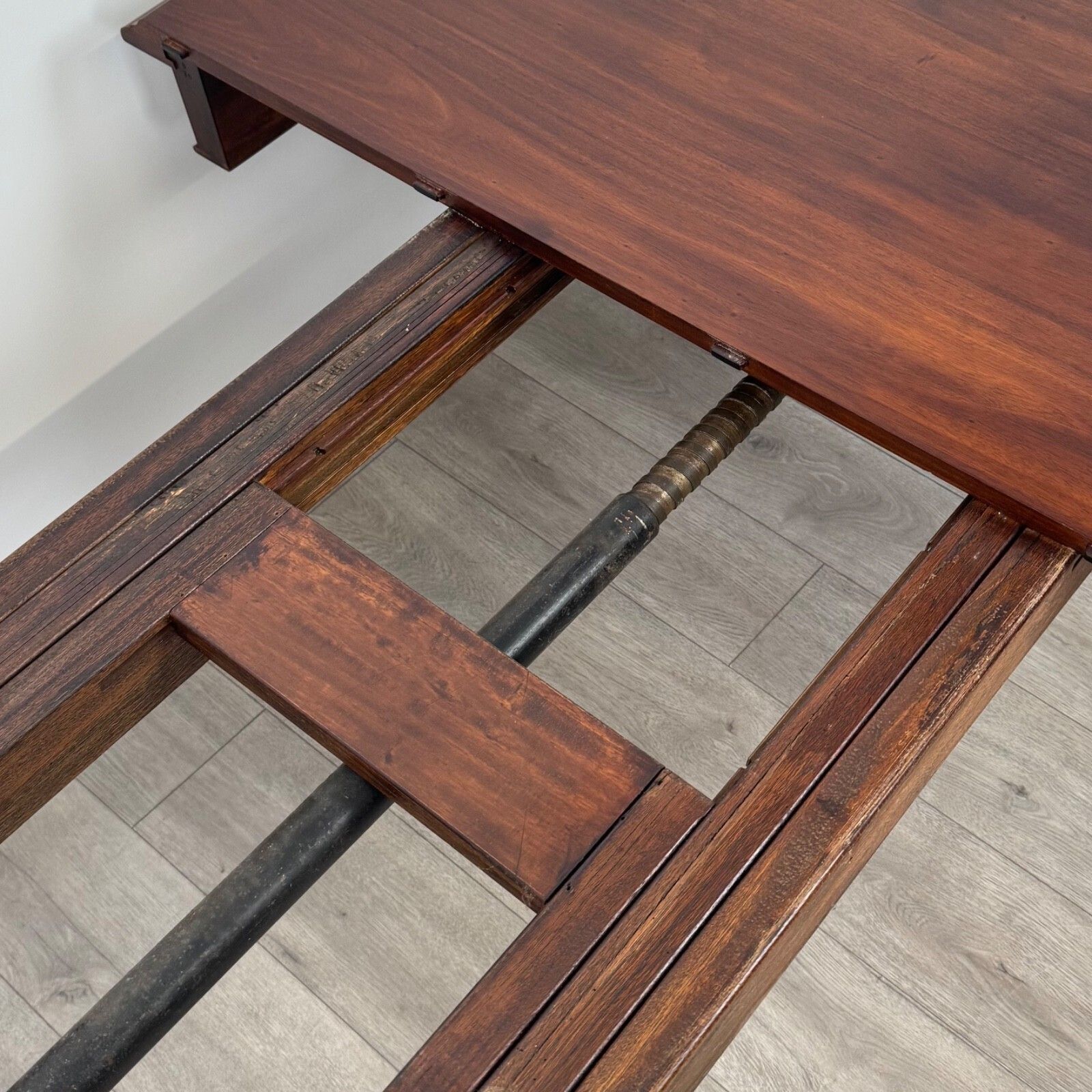 Antique 20th Century Victorian Style Dining Table In Mahogany ( Af 5381 ) photo vinterior