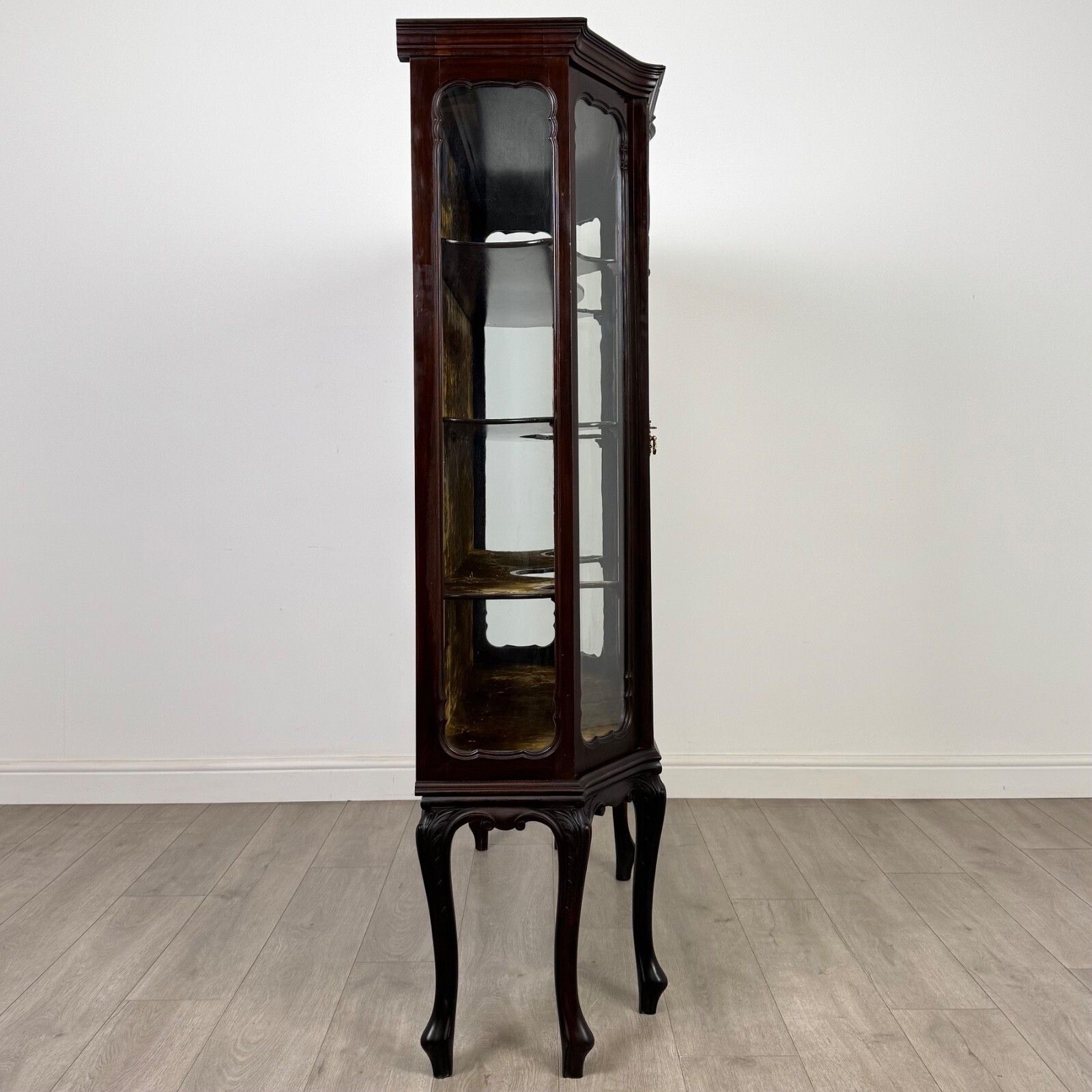 Antique 19th Century Mahogany Display Cabinet By Maple & Co ( Af 5420 ) photo vintage