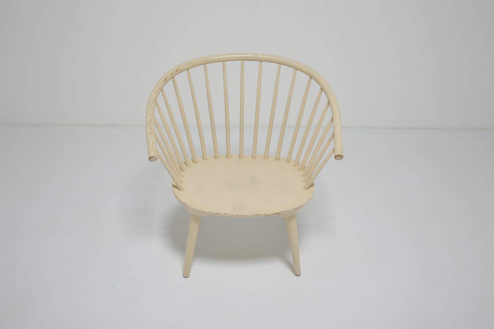 Vintage Spindle Windsor Style Armchair ‘Eker’ By Gillis Lundgren, 1960s photo for sale