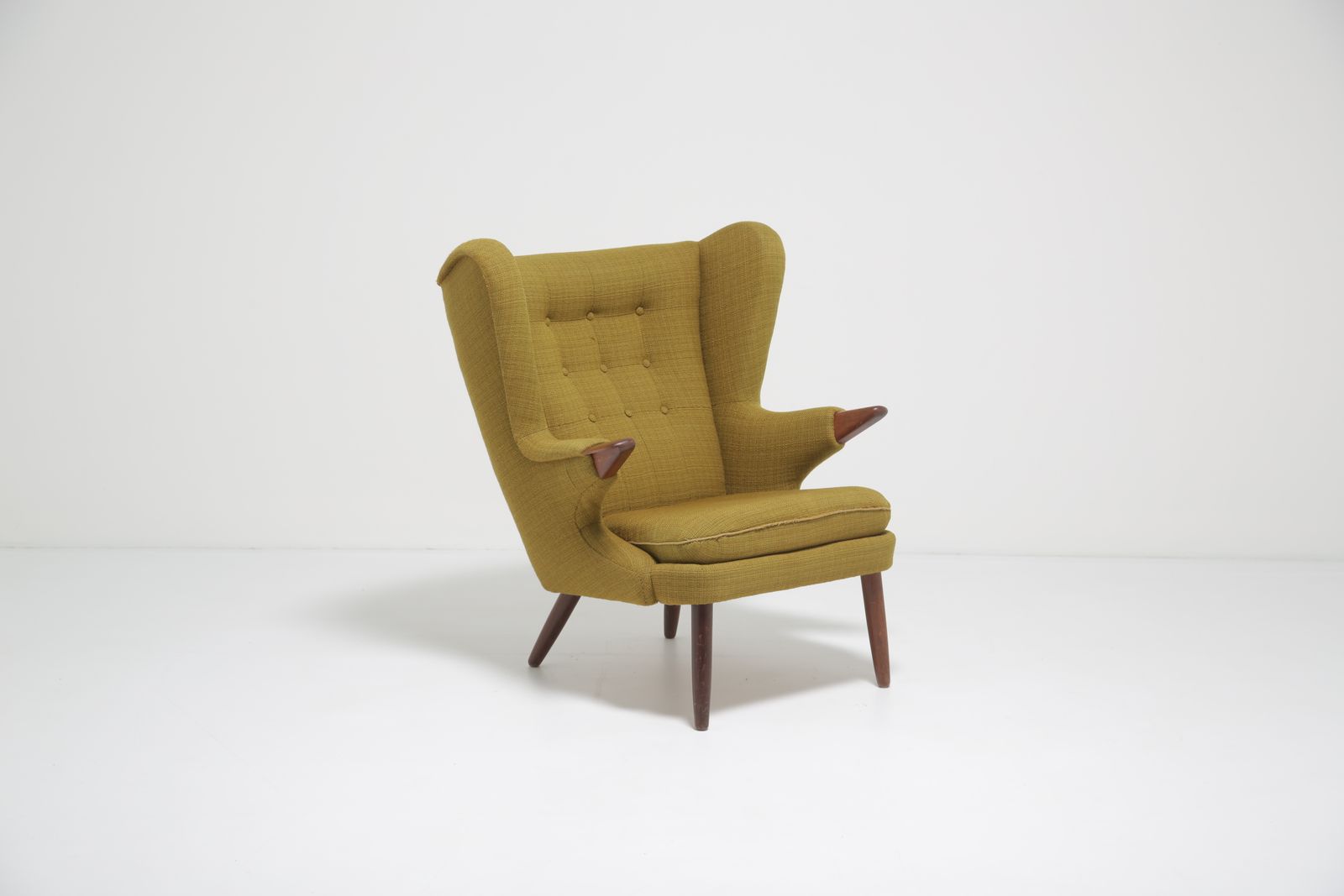 Mid Century Papa Bear Lounge Armchair ‘Model 91’ By Svend Skipper, 1950s photo furniture