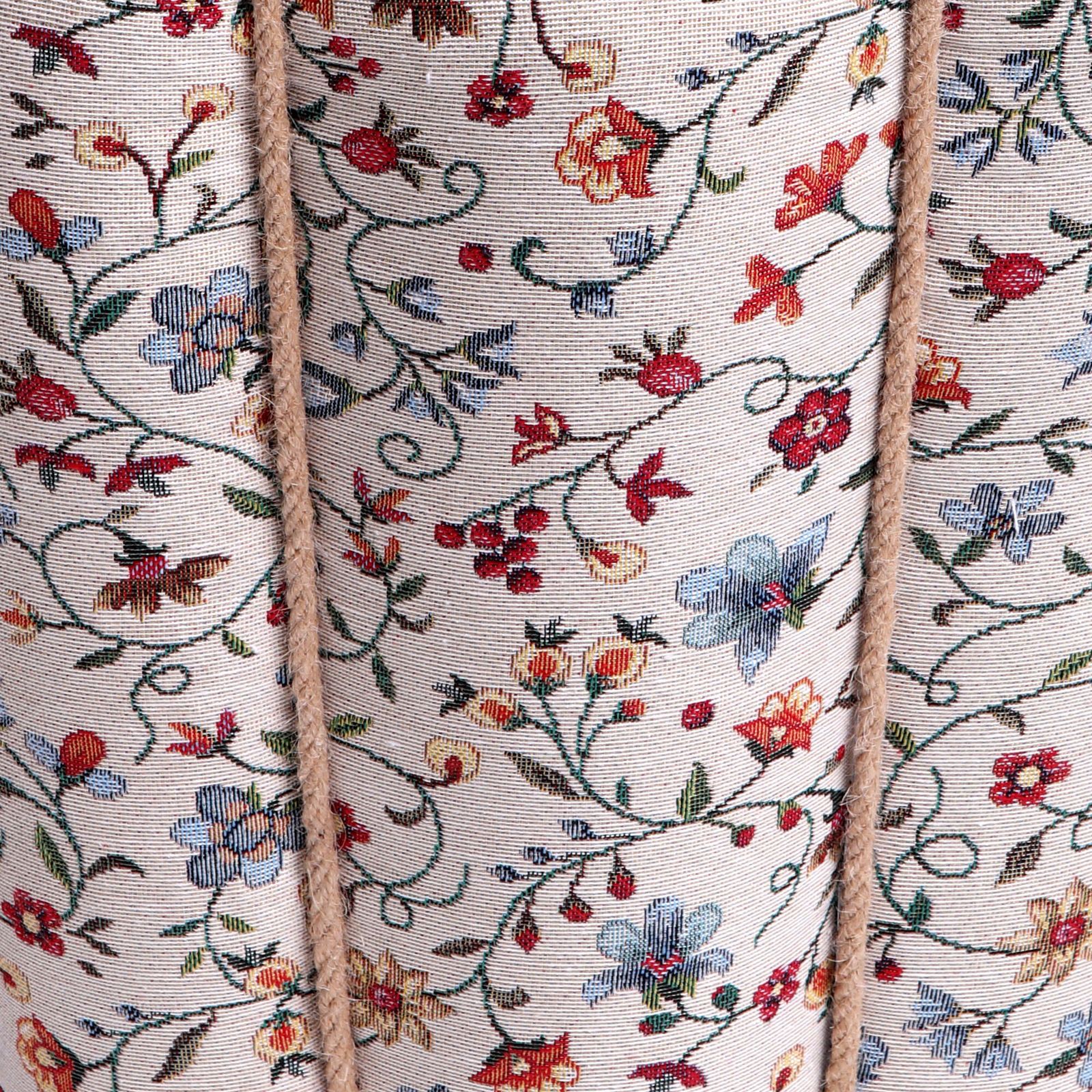 Jindřich Halabala Pair Of Art Deco Stools In Floral Fabric, 1930s photo vinterior