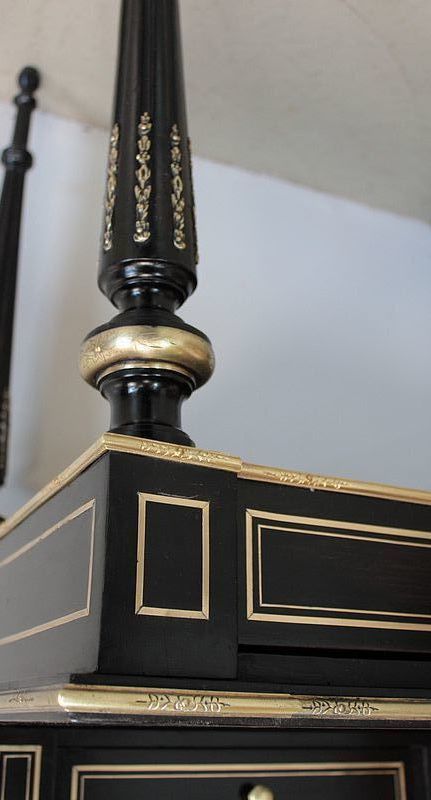 photo for sale Office At Gradin Nap. III Blackened Wood 19th