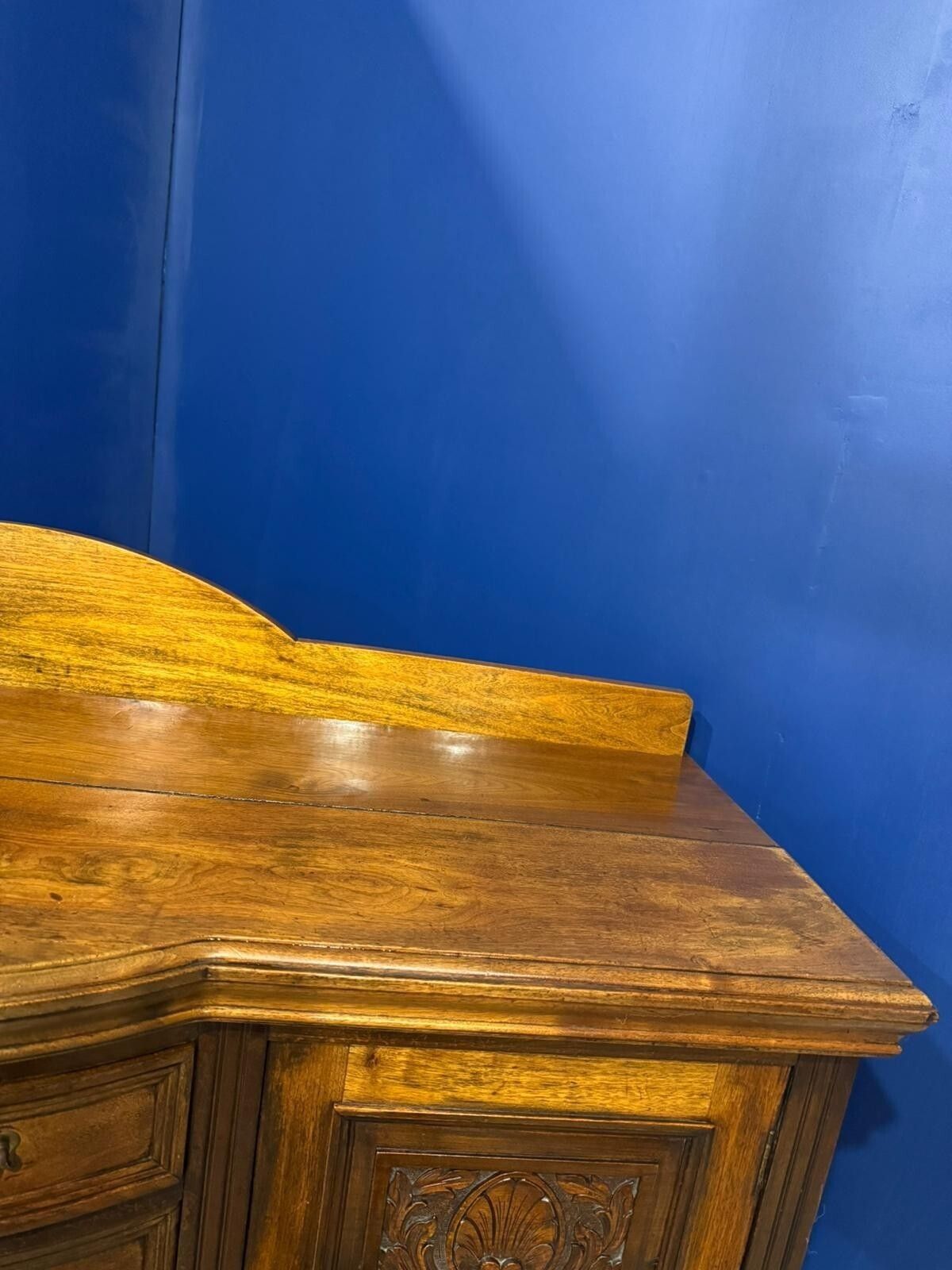 Antique Victorian Mahogany Sideboard Carved Buffet Bowfront Vintage Stunning. photo vinterior