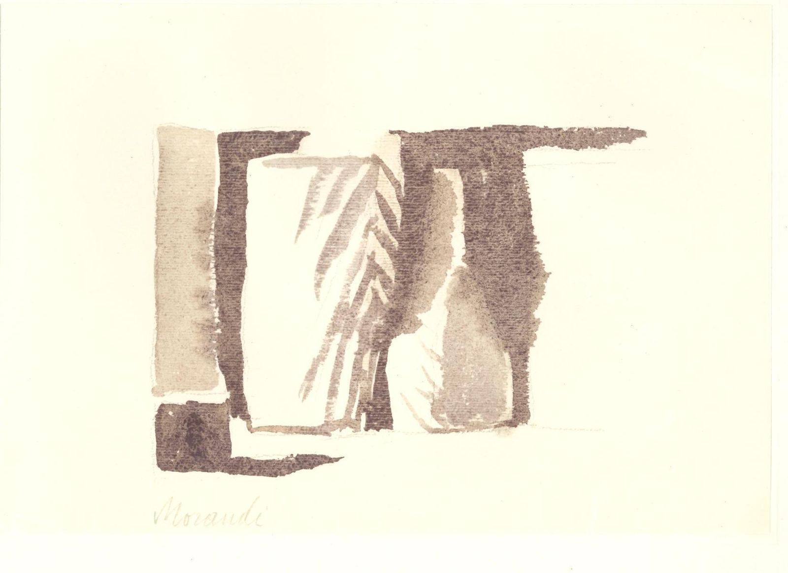 Giorgio Morandi Still Life   Vintage Offset Print After Giorgio Morandi   1973