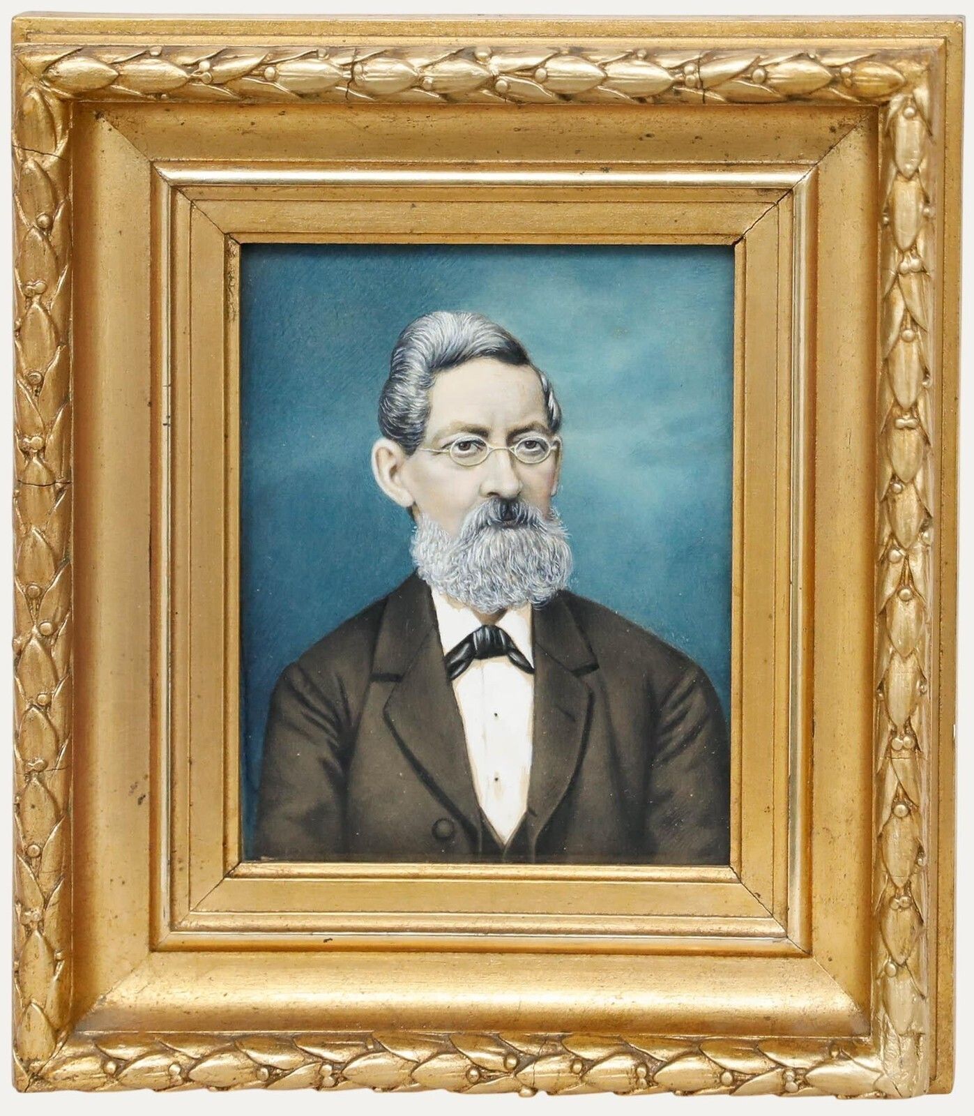 The Franquet Portraits   19th Century Gouache, Portrait Of A Franquet Gentleman