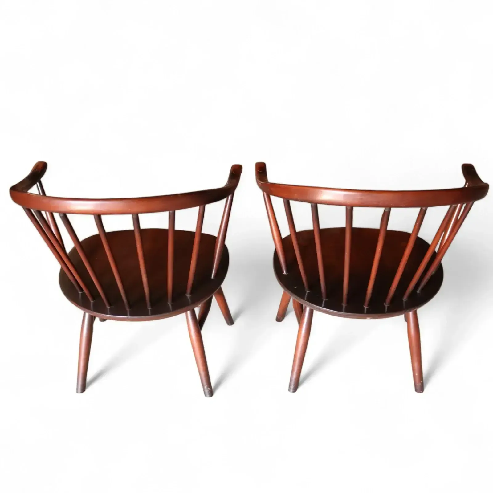 Furniture Pair Of Ercol 541 Cowhorn Low Fireside Lounge Chairs / Armchairs photo