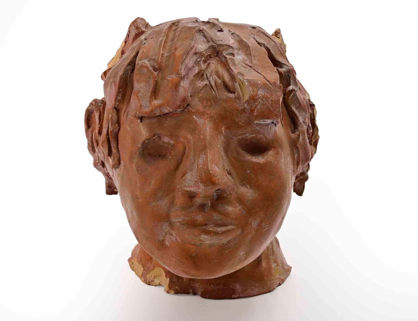 Sirio Pellegrini Portrait   Sculpture By Sirio Pellegrini   1960s.