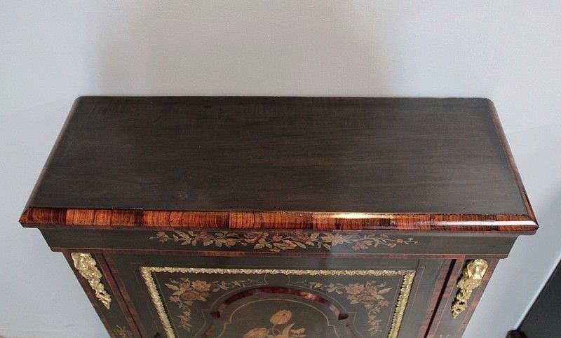 photo for sale Pair Of Furniture Napoleon III Inlaid 19th