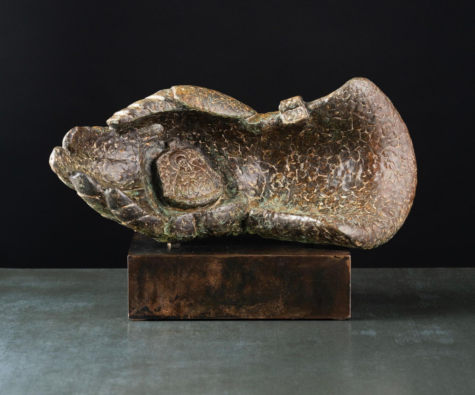 Sergey Oganov Glove. Sculpture By Sergey Oganov. 2012. Bronze. photo furniture