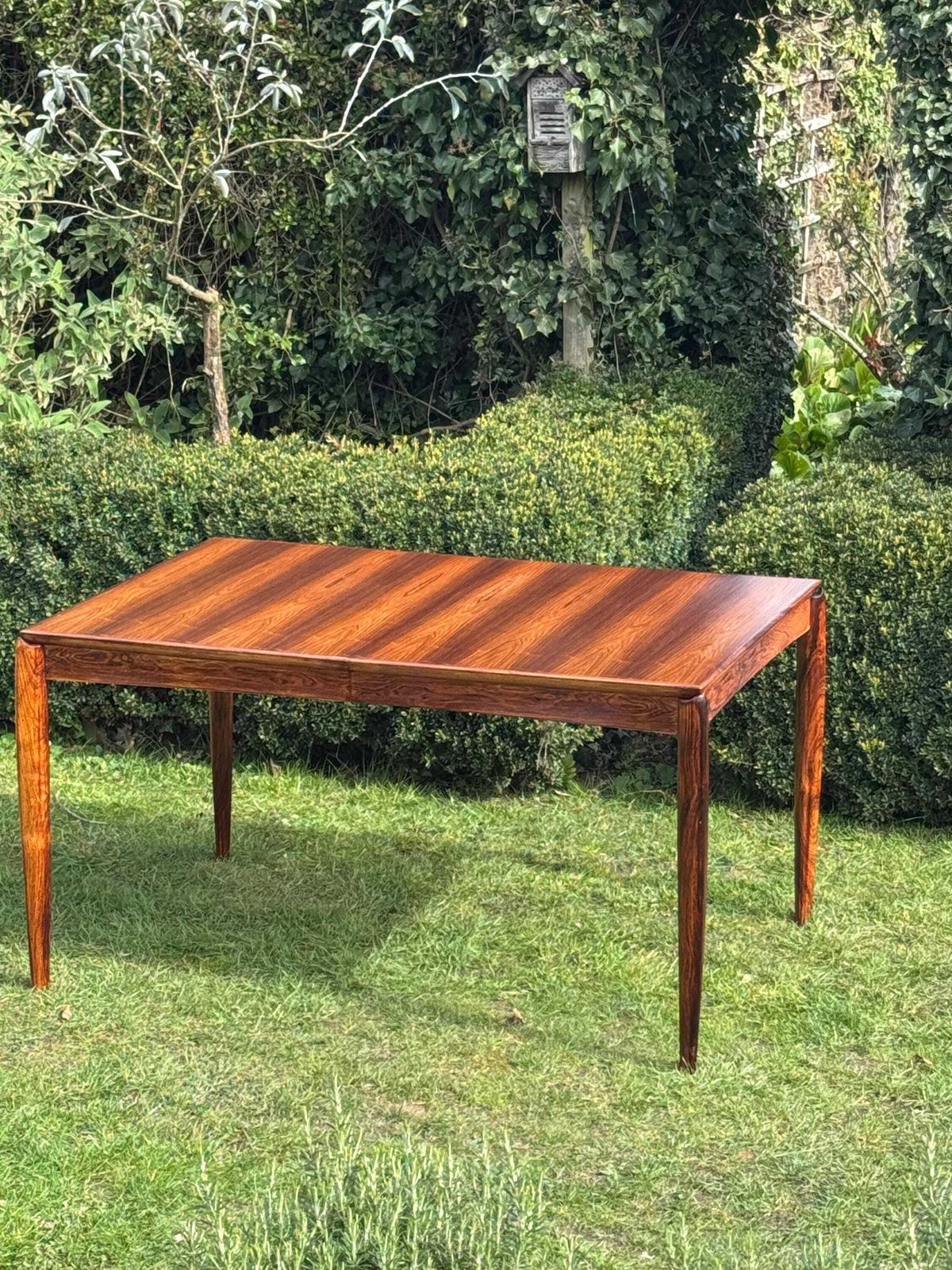 Mid Century Modern Danish Rosewood Dining Table By H. W. Klein For Bramin, 1960s   Pending A10 Certificate photo furniture
