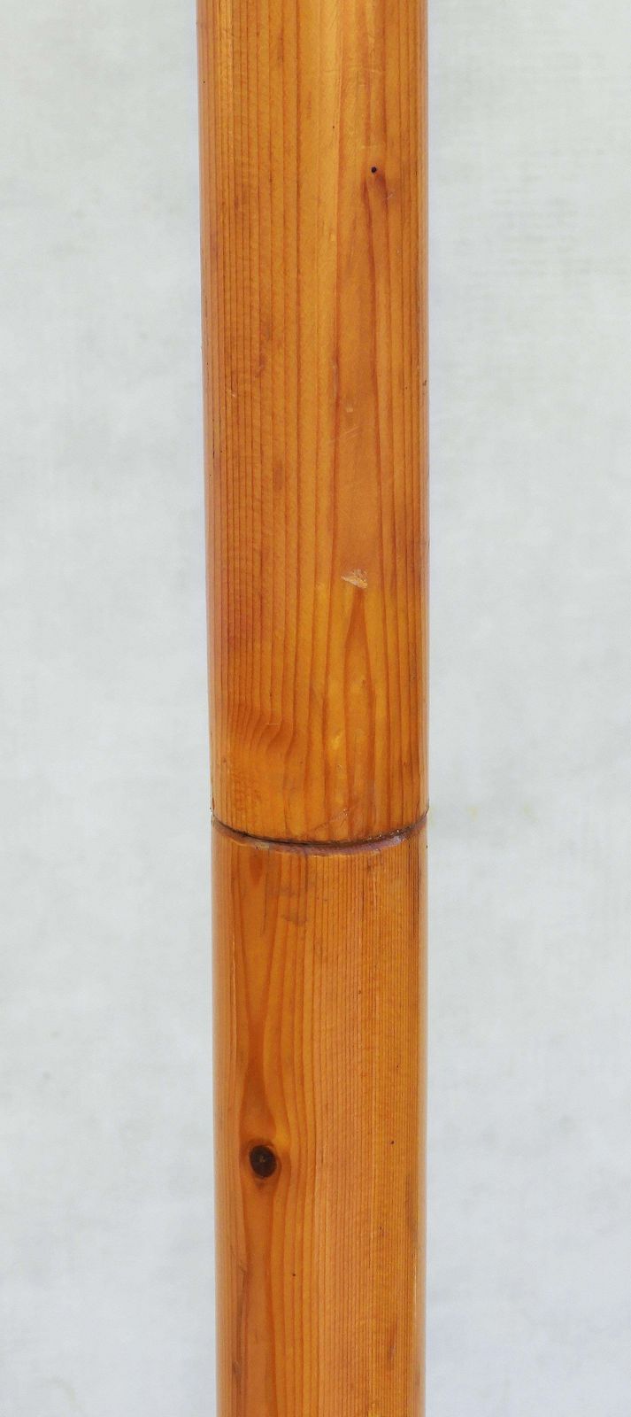 Les Arcs Style Pinewood Coat Stand C1970s France photo vintage