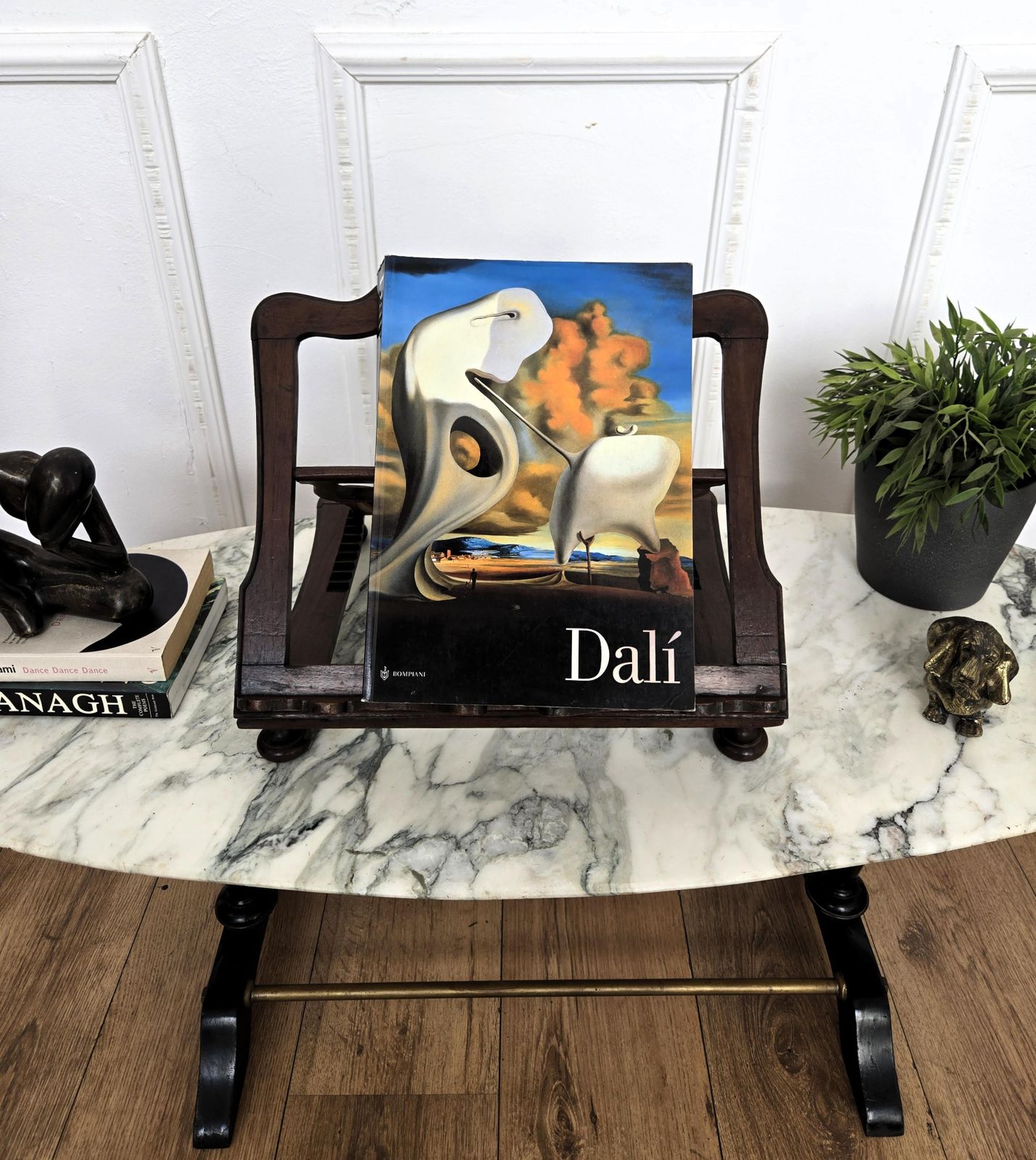 Italian Carved Wood Decorated Adjustable Lectern Book Stand Rest photo furniture