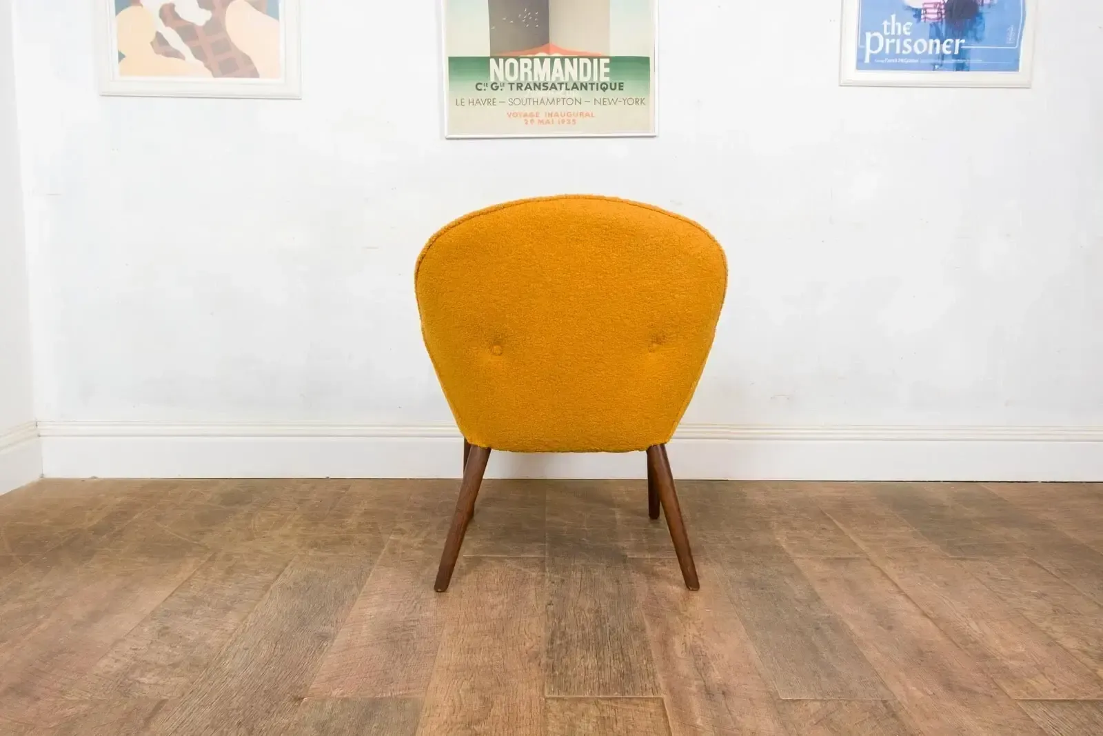 Vintage Retro Mid Century Occasional Chair By Toothill   Newly Upholstered photo buy