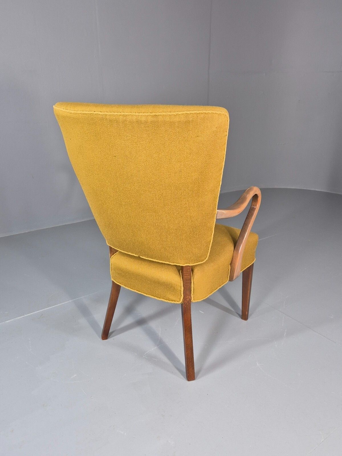 photo vinterior Vintage Mid Century Danish Lounge Chair High Back 1950s Retro