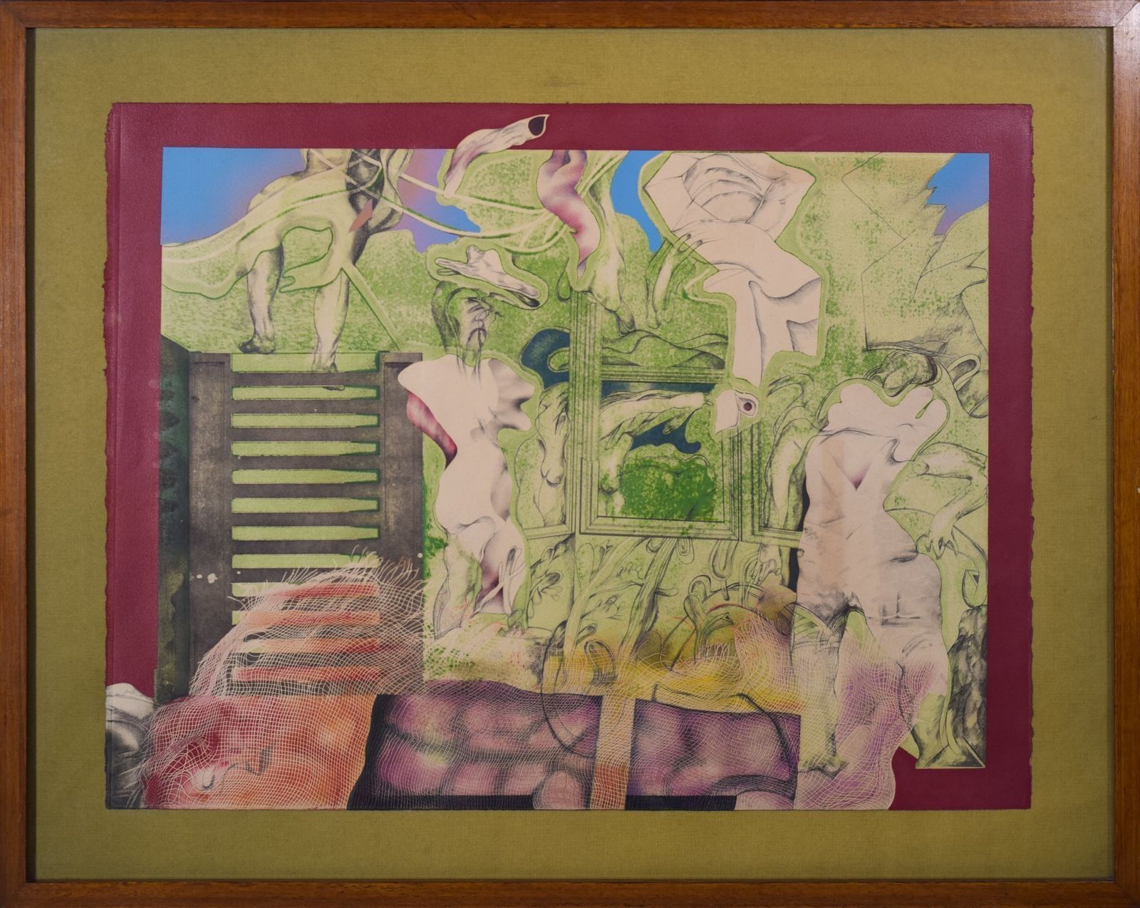 Gustavo Carbó Berthold   Surrealistische Compositie photo furniture