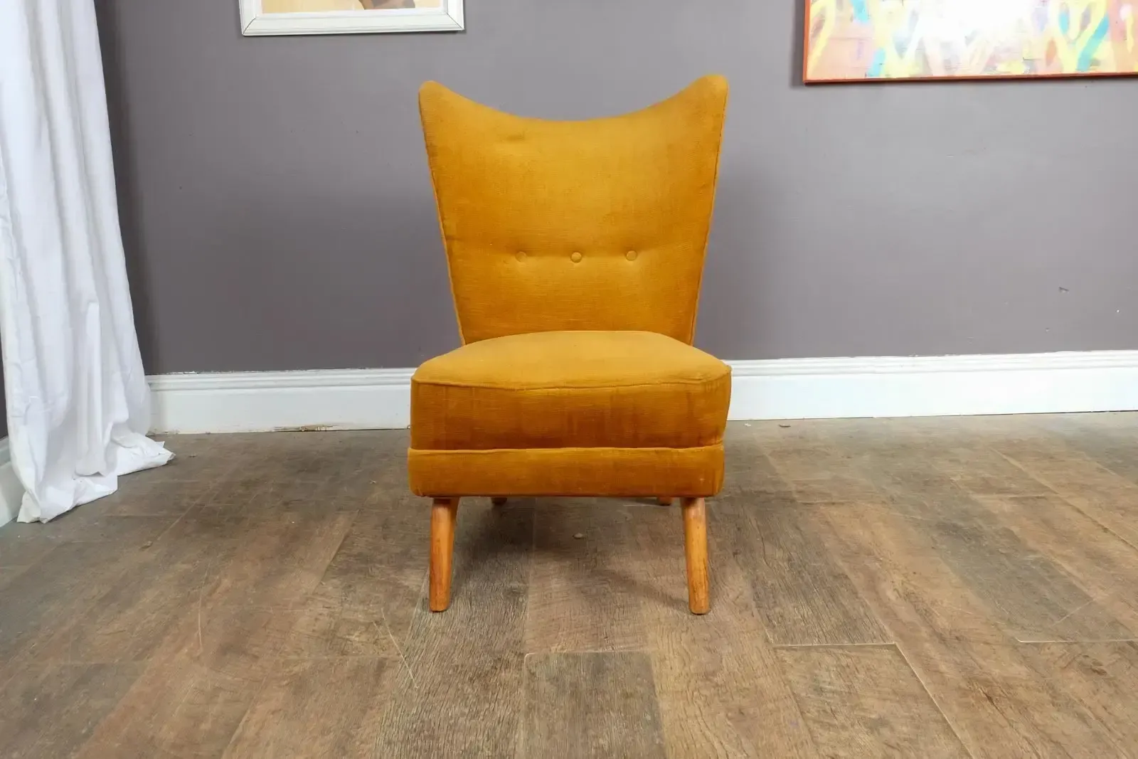Vintage Howard Keith 'Encore' Cocktail Accent Chair By Hk Furniture photo furniture