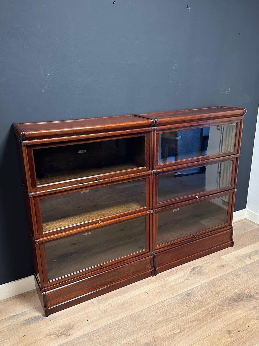 Modular Bookcase From Globe Wernicke, 1890s, Set Of 6 photo furniture