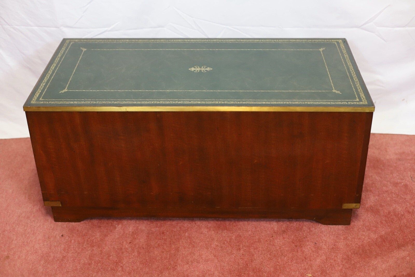 photo furniture Reprodux Bevan Funnell Lovely Military Campaign Style Chest Of Four Drawers